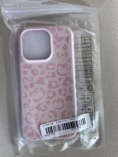 iPhone 16 Pro ケース ハローキティ ヒョウ柄 ピンク