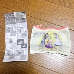 ディズニープリンセス スクエアポーチコレクション　ムーラン、ラプンツェル、ベル