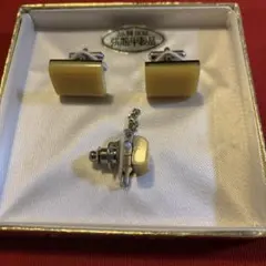 張鼈甲製品　カフスボタンセット
