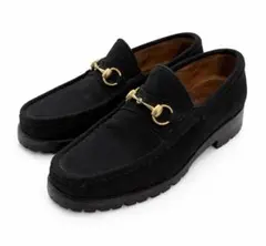 GUCCI グッチ ホースビット ローファー スエード 25.5cm 90s