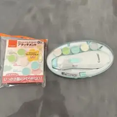【美品】Combi 電動爪やすり ブルー　アタッチメントセット