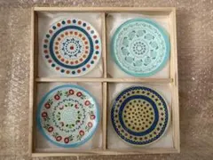 【未使用】 PORONYA 小皿8枚セット(木箱入り)のサムネイル