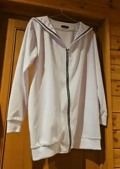 セーラー襟　上着　ロング丈　黒　制服　地雷系