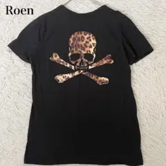 Roen ロエン ラメ 総柄 スカル Tシャツ S Y2K 平成 archive - メルカリ