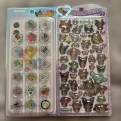 正規品 おはじきシール うるちゅるシール 日焼けサンリオ 2枚セット