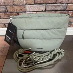 Topologie／トポロジー　Besace Puffer べサス　カーキ