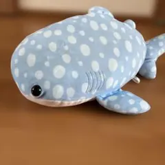海遊館　水色のクジラ型ぬいぐるみ