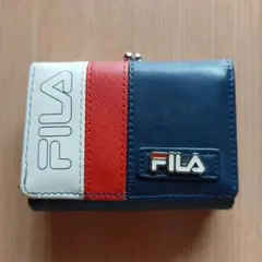 FILA 三つ折り財布 ネイビー ホワイト レッド