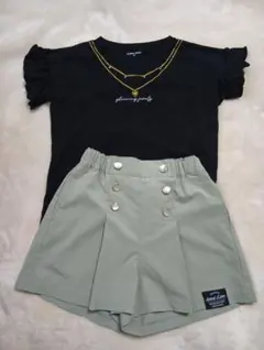 2点セット グローバルワーク Tシャツ＆ ジェニィ ショートパンツ 130