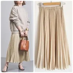 ユナイテッドアローズ UNITED ARROWS シアープリーツロングスカート