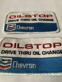 ヴィンテージ USA Chevron ワッペン　シェブロン2枚セット