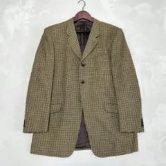 90S　Paul Smith　チェック柄　3つ釦テーラードジャケット　XLサイズ