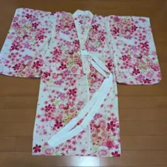 キッズ花柄 浴衣 120