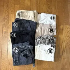 レディースボトムス8点まとめ売り/スカート/パンツ/M・L