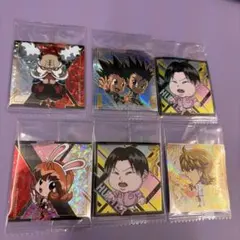 ホログラムアニメキャラクターシール6枚セット