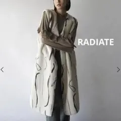 RADIATE フェイクファー×スエードリバーシブルロングベスト　ヤマダヤ