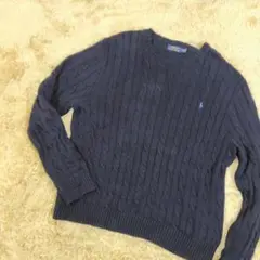 POLO RALPH LAUREN ケーブルニットセータ 大きいサイズ