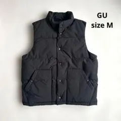 【M】GU ヒートパデッドベスト　ダウンベスト　ジーユー　試着のみ