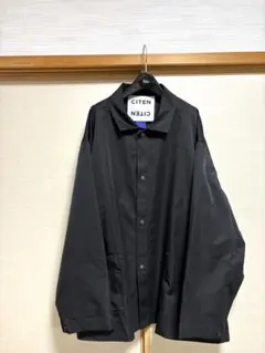 CITEN ブラックコーチジャケット オーバーサイズ