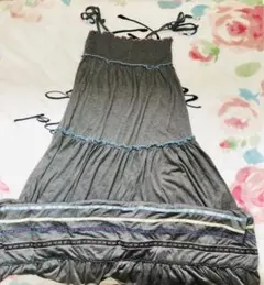 LIZLISAリズリサ マキシワンピース ふんわりロングワンピース