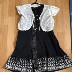 子供フォーマルワンピース サイズ140 黒