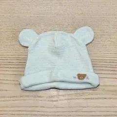 ミキハウス　ベビー帽子　MIKI HOUSE 新生児　くま耳