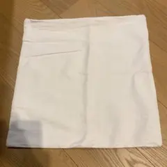 クッションカバー ホワイト 無地　43×43