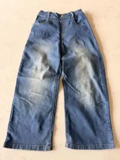 ペアマノン　デニムパンツ　長ズボン　ブルー
