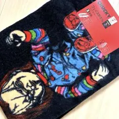 新品 1点限り♪CHUCKY チャッキー フェイスタオル 2枚組 34×75cm