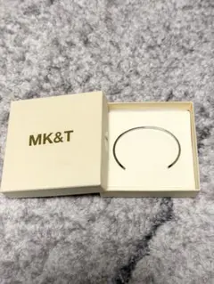 MK&T オーセンティック バングル スリム シルバー Mサイズ 箱・保存袋付