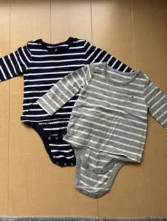 【Baby GAP】長袖ロンパーツ　Tシャツ