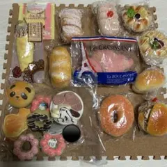 スクイーズ　まとめ売り　パン　ドーナツ　スイーツ　クレープ　bloom等