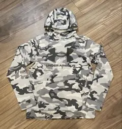 アンダーアーマー キッズ カモフラ迷彩柄 薄手裏起毛パーカーYXL 160cm
