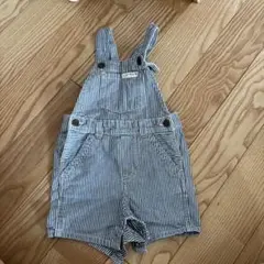 GAP ストライプ柄 オーバーオール ロンパース