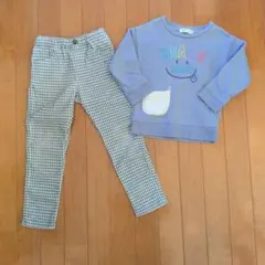 BEAMS mini トレーナー パンツ 100 110 2点セット