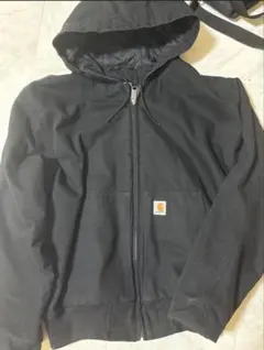 Carhartt ダック地 フード付きジャケット ブラック
