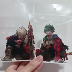 ジャンプショップ ヒロアカ ダイカットステッカー 十傑 緑谷出久 爆豪勝己 2枚