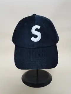 SUPREME コーデュロイキャップ ネイビー