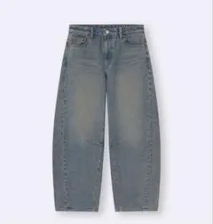 GU バレルレッグジーンズB+EC(丈短め68.0cm)