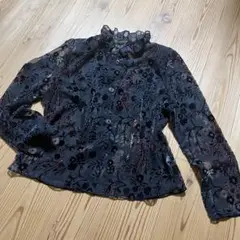 ブラウス　シースルー