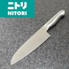 ニトリNITORI 三徳包丁 165mm オールステンレス フルメタル 食洗器のサムネイル