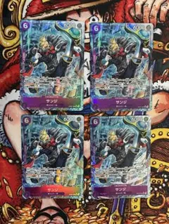 サンジ SR パラレル OP07-064 4枚