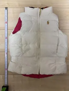 ラルフローレン　リバーシブル ダウンベスト100cm
