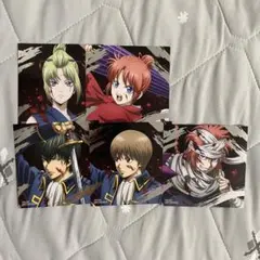 銀魂 吉原大炎上 アニメイト購入特典 箔押しスクエアカード 8種セット