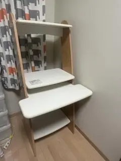 ホワイト パソコンデスク【直接引き取り】