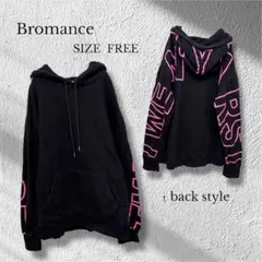 ビーロマンス パーカー ビッグロゴ オーバーサイズ ストリート系 カジュアル