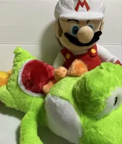 スーパーマリオ　特大サイズ　ぬいぐるみ　マリオ　ヨッシー