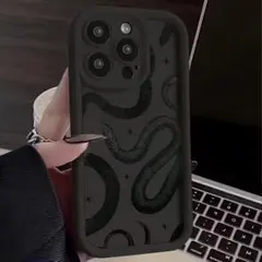 蛇模様のiPhone用ソフトケース (ALL SERIES AVAILABLE)