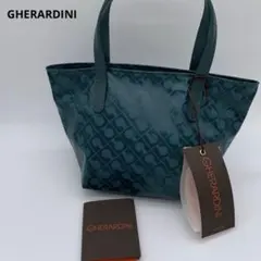 新品 未使用品 ゲラルディーニ ハンドバッグ ミニバッグ ソフティ グリーン