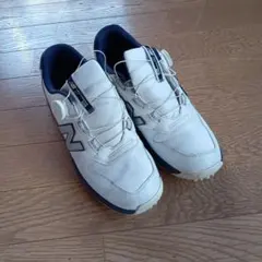 New Balance 996 ゴルフシューズ ホワイト/ネイビー